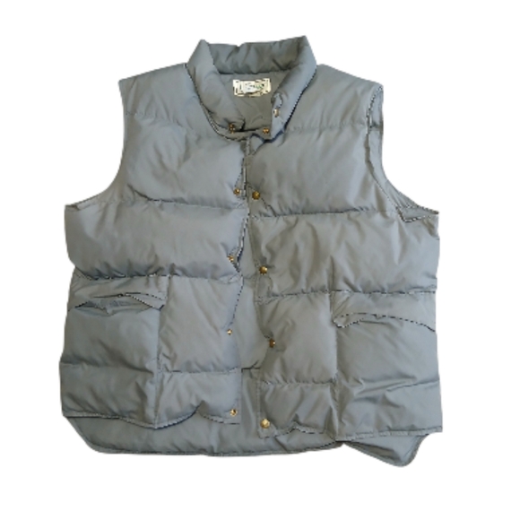 😃L.L. Bean Men's Size Extra Large Charcoal Goose Puffer Vest - Picture 2 of 9